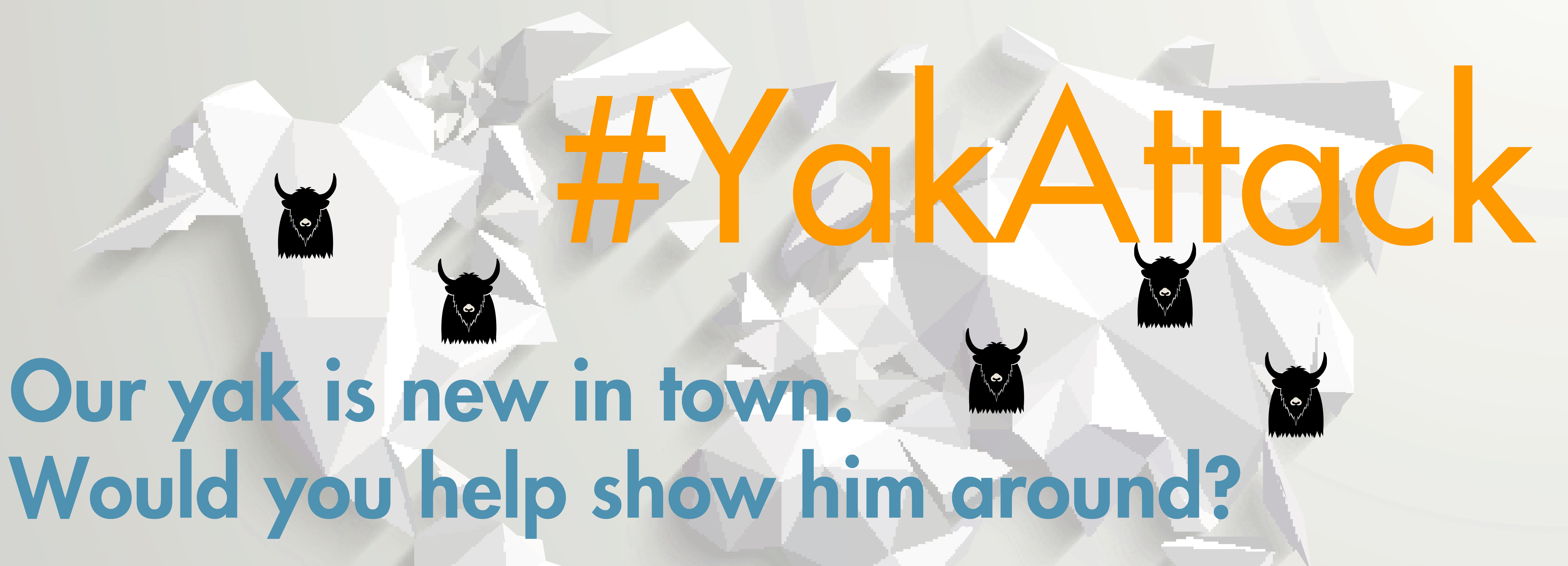 FREE #YakAttack Sticker